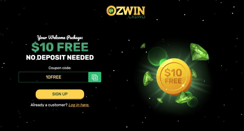 No Deposit Bonus At OzWin Casino